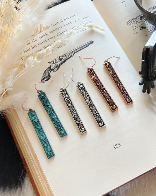 Everyday Western Dangle Earrings - Multiple Colors
