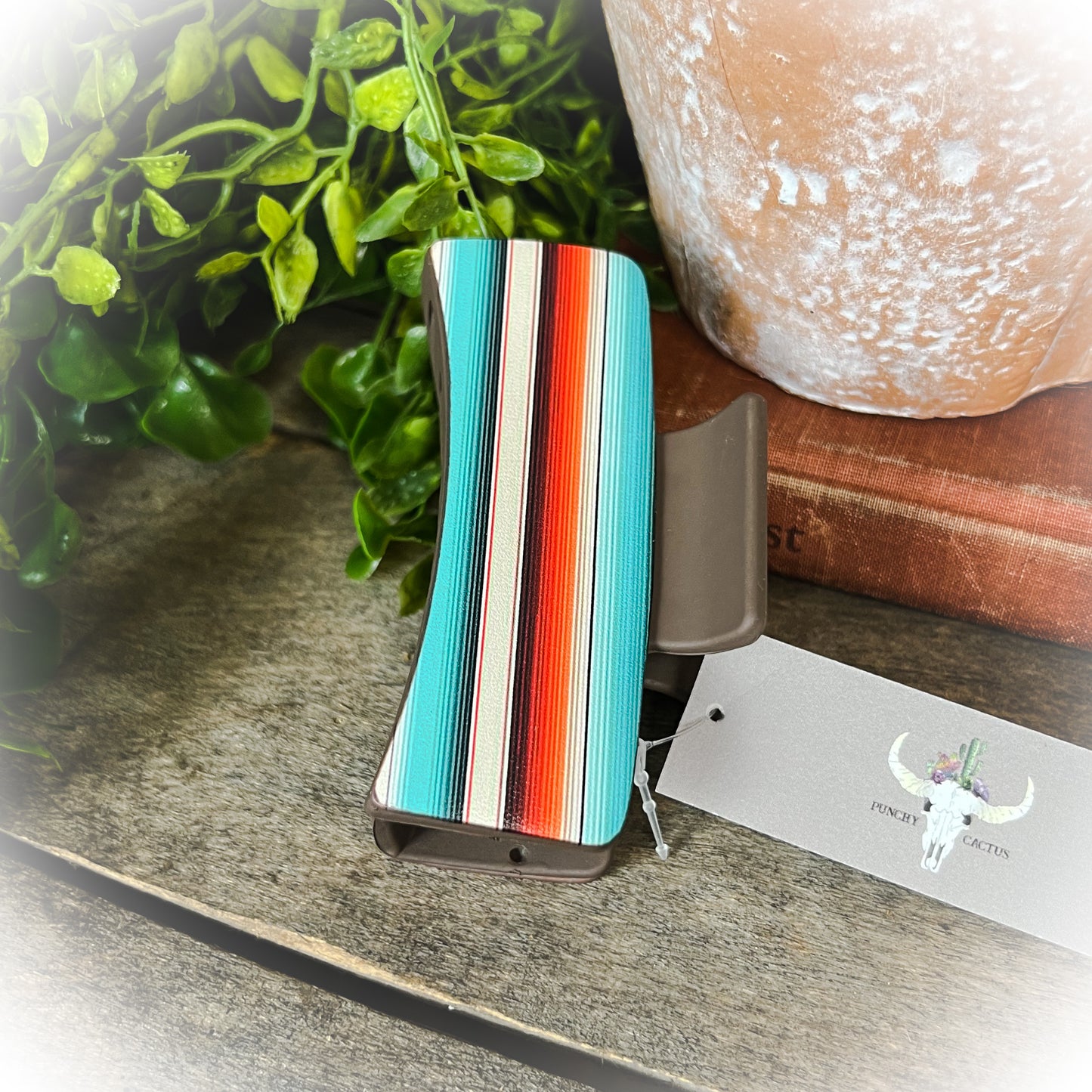 Serape Western Claw Clip