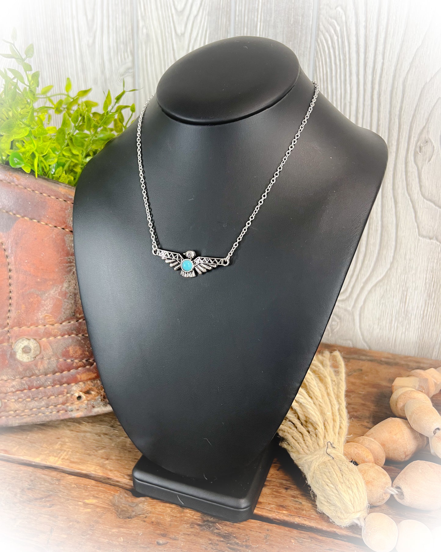 Thunderbird Necklace - Turquoise