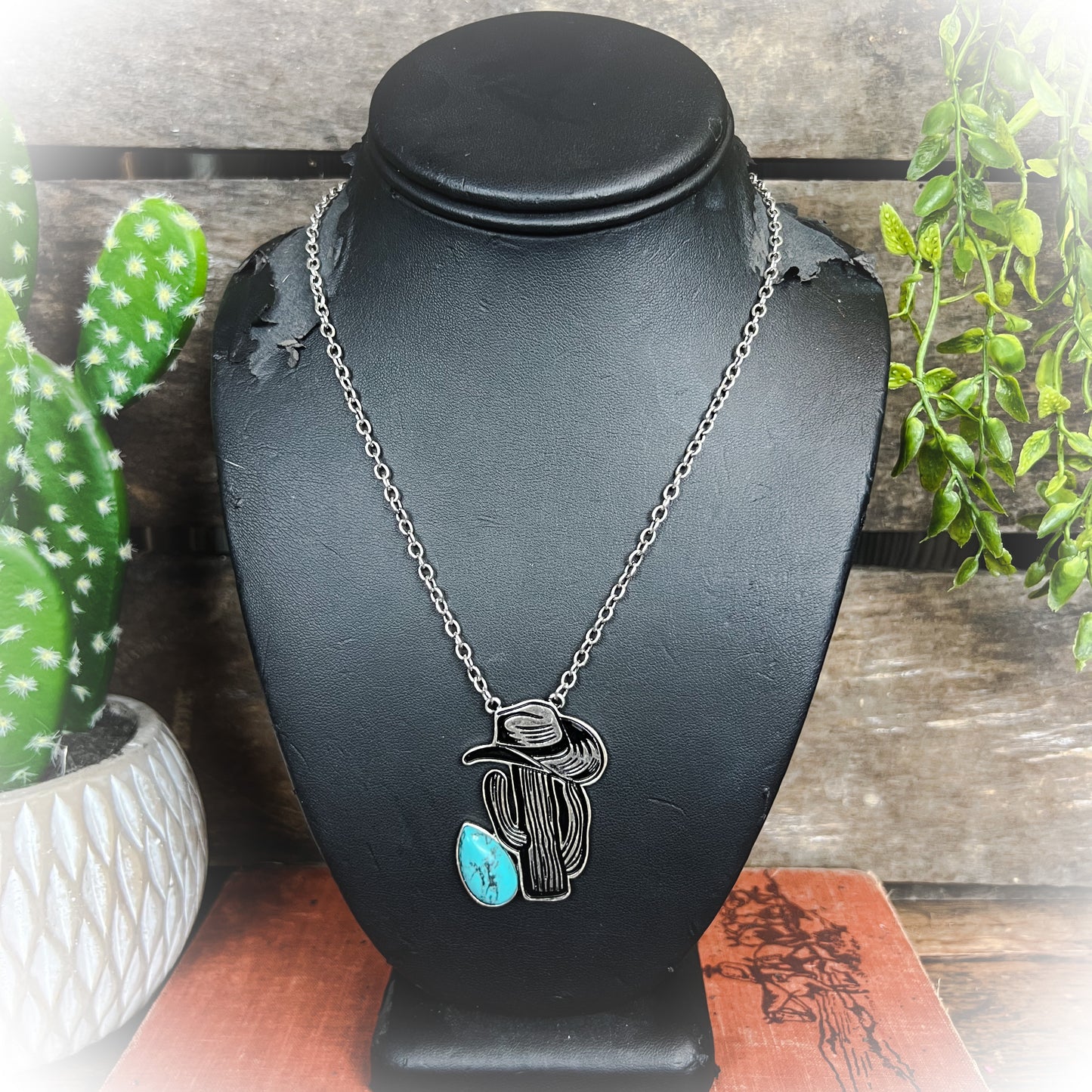 Cactus Cowboy Necklace