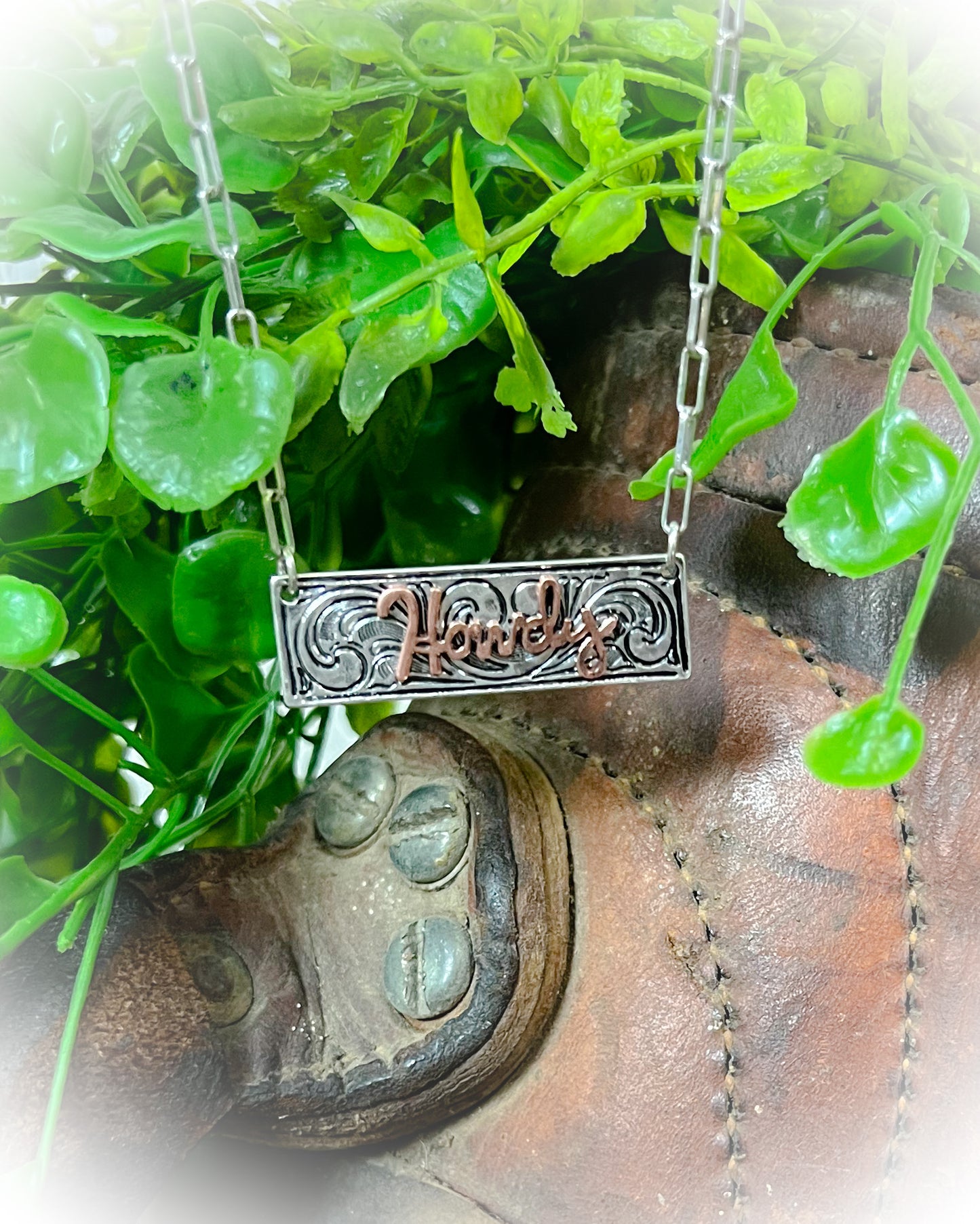 Howdy Bar Necklace