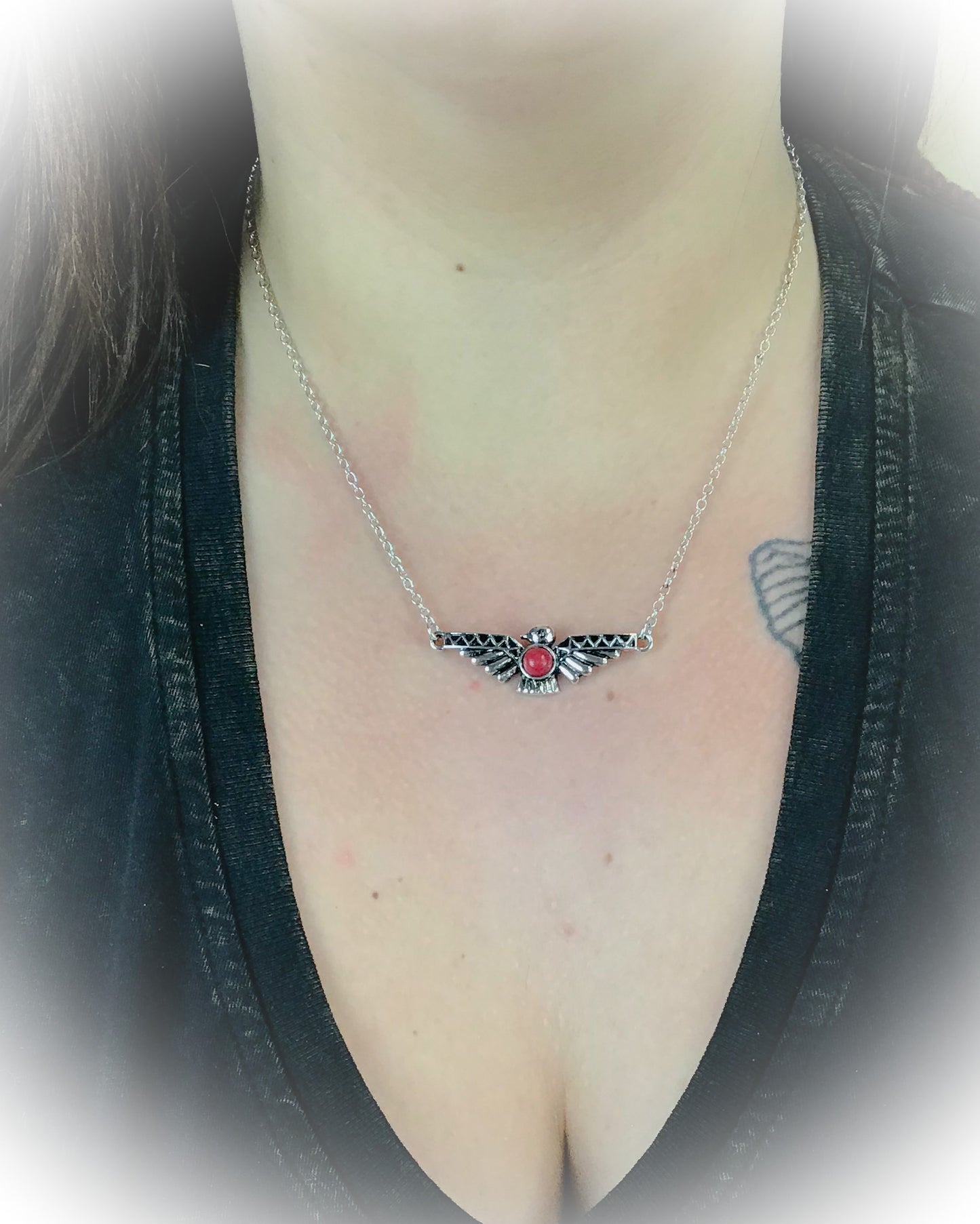Thunderbird Necklace - Red