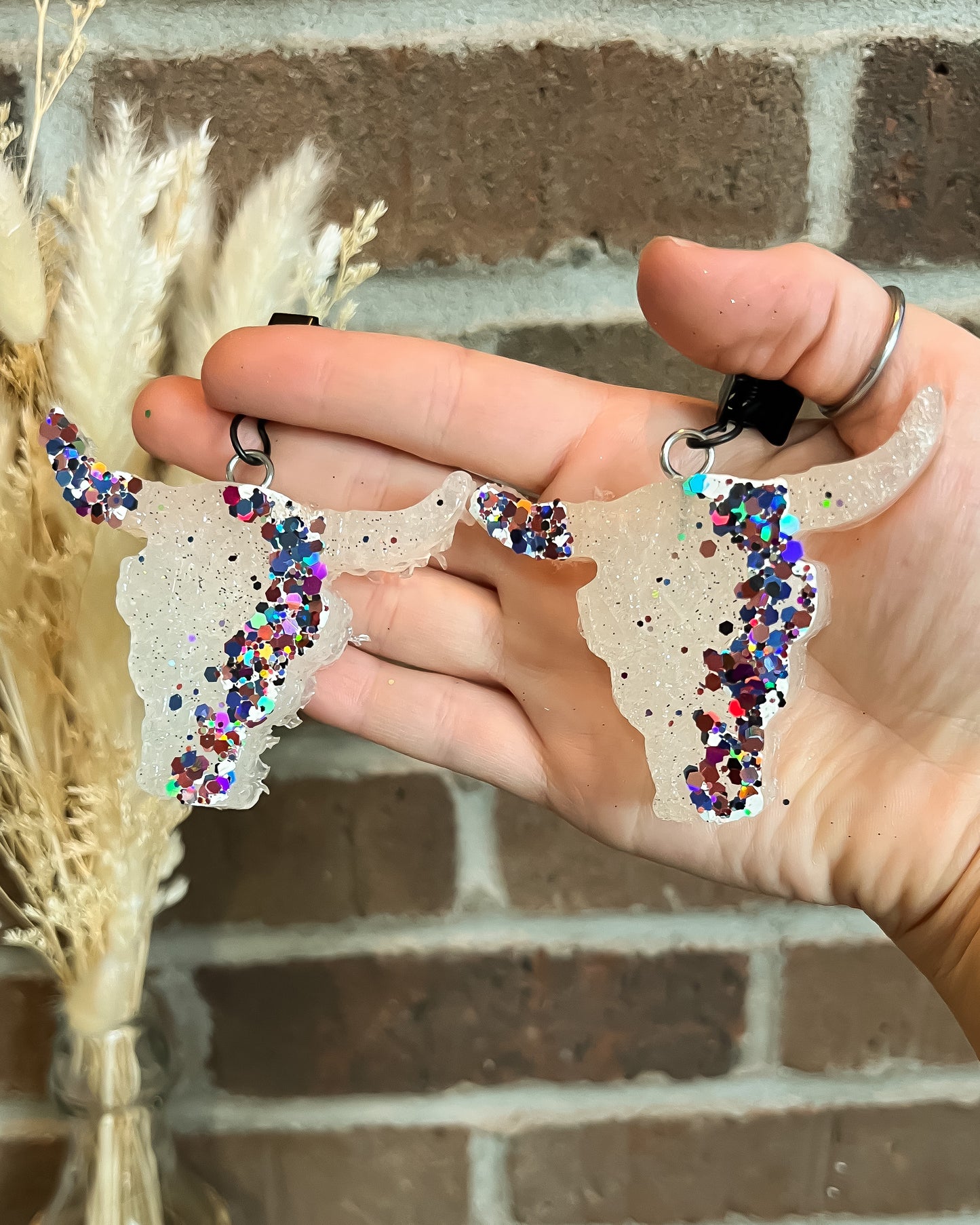 Bull Skull Car Freshie Vent Clips - Multiple Scents & Designs