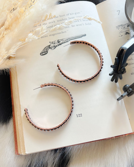Bonnie Western Semi Hoop Earrings