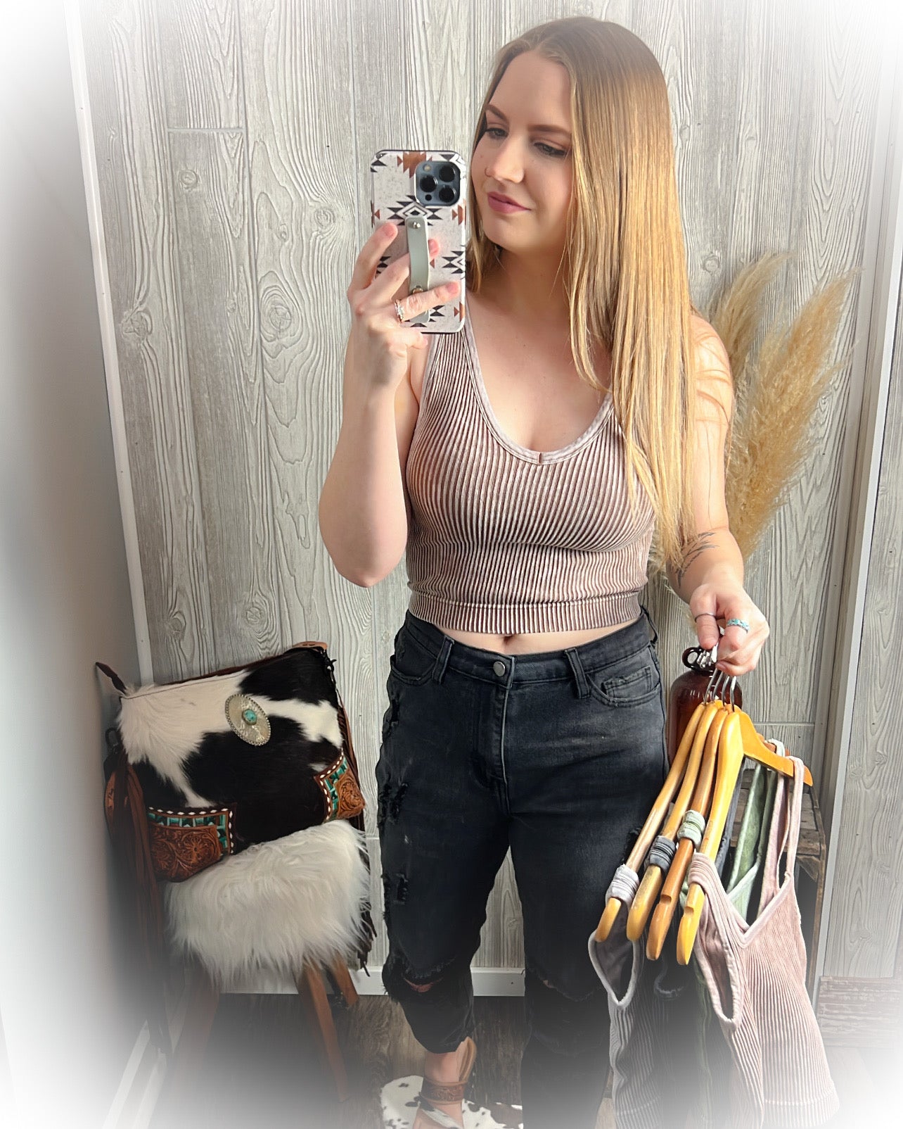 So Comfy V-Neck Cropped Tank Top