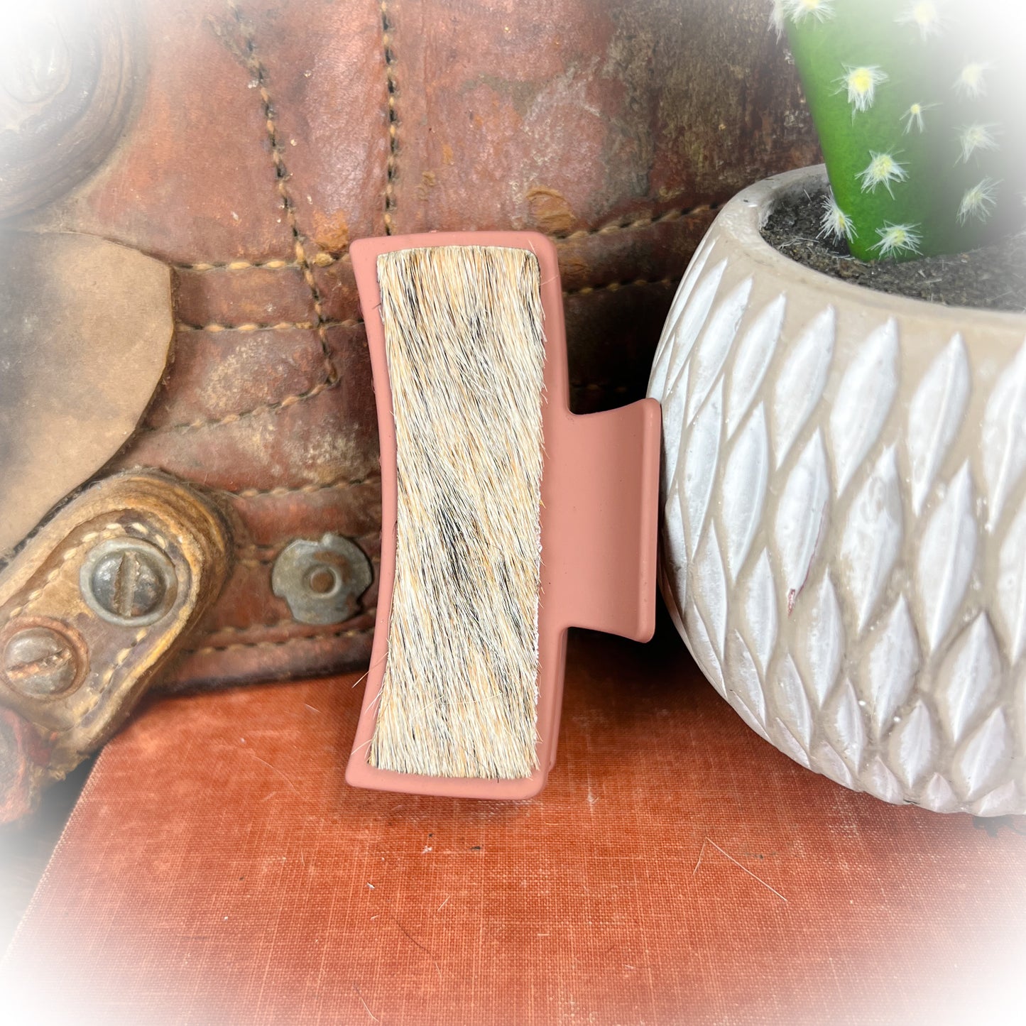 Cowhide Claw Clips