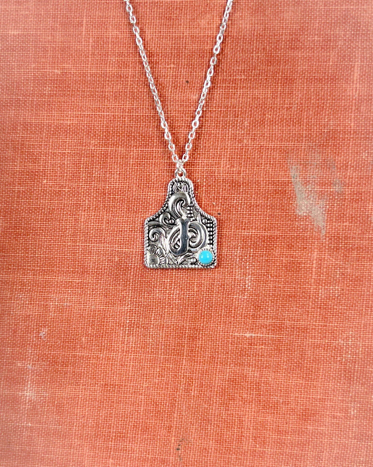 Initial Western Necklace