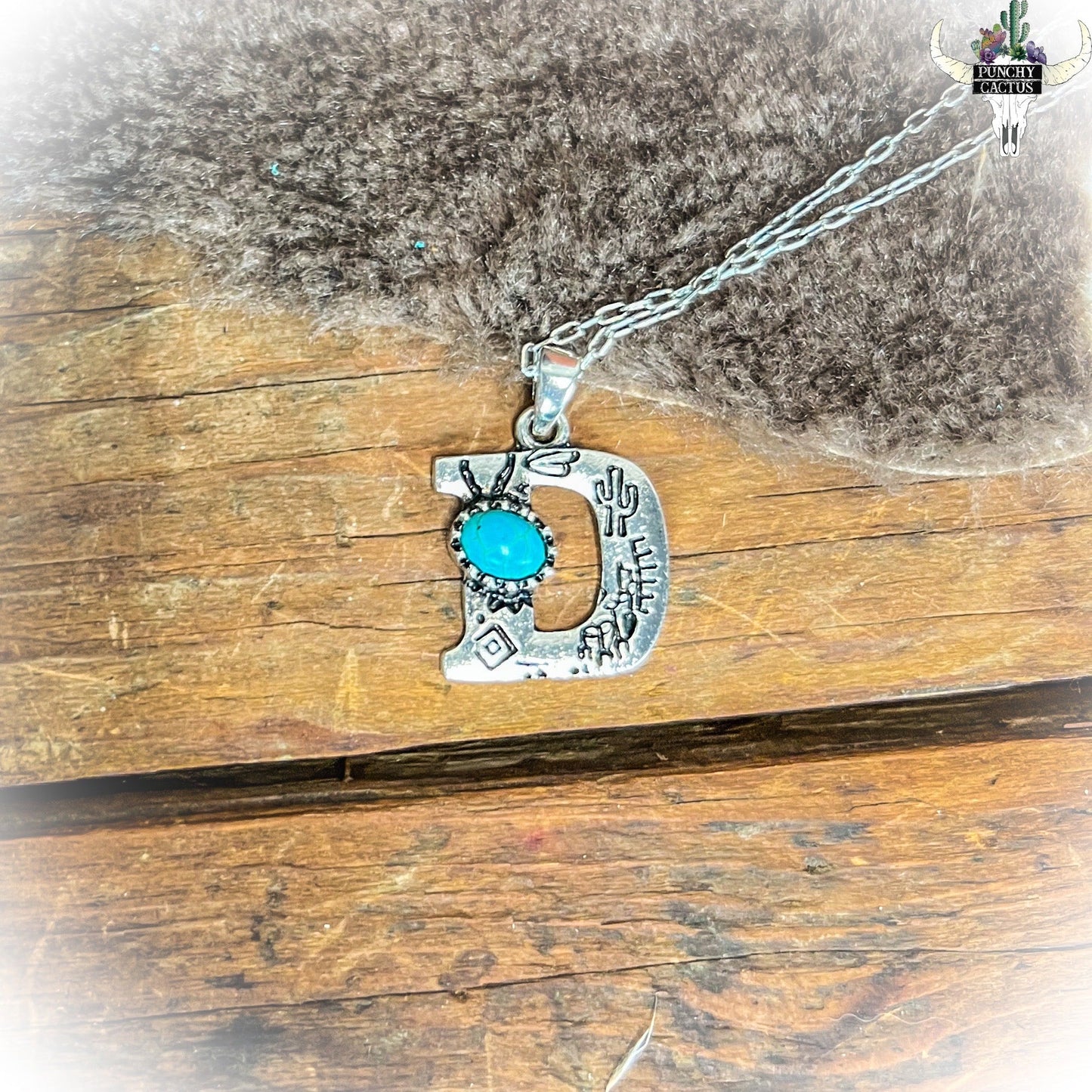Western Initial Necklace