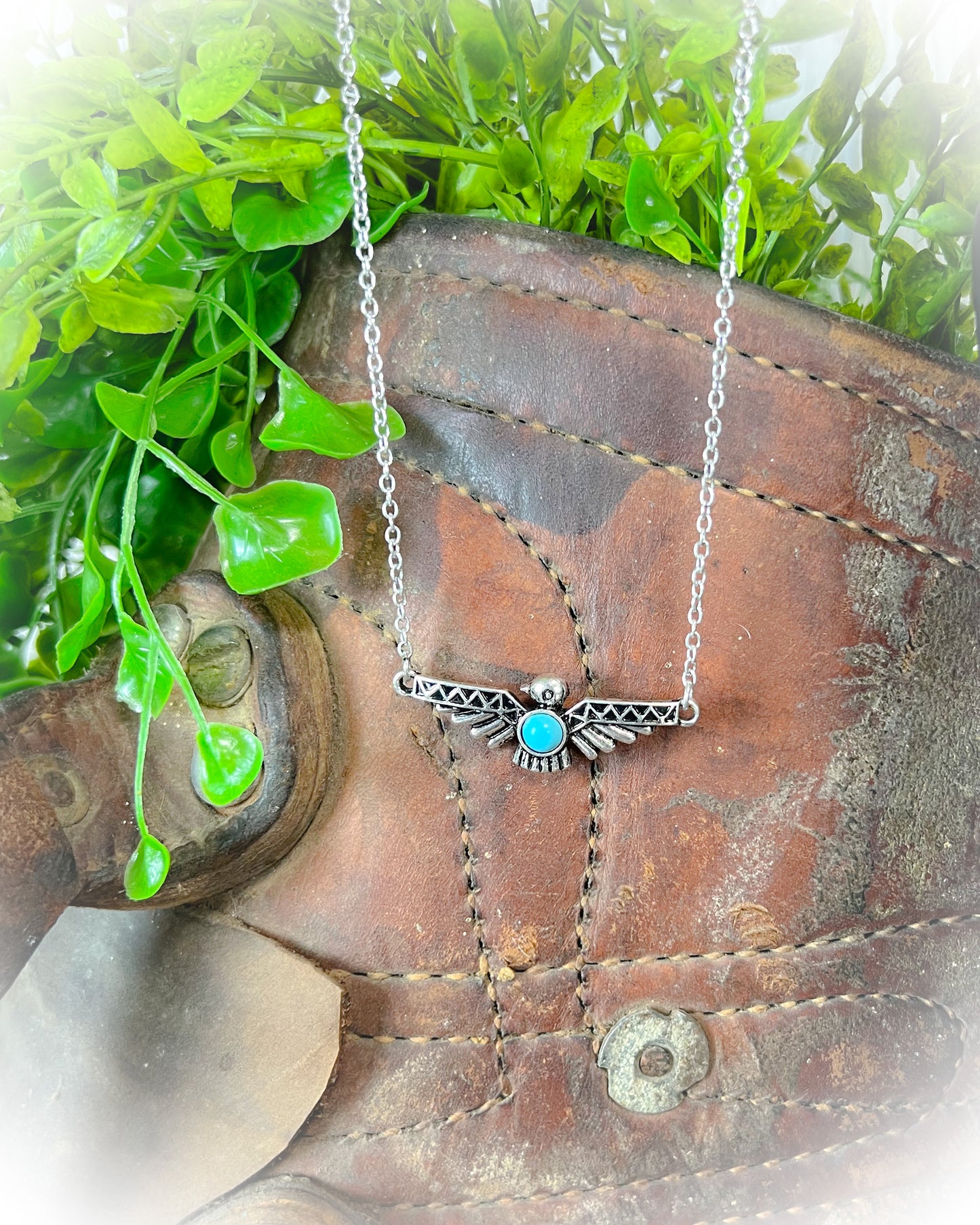 Thunderbird Necklace - Turquoise