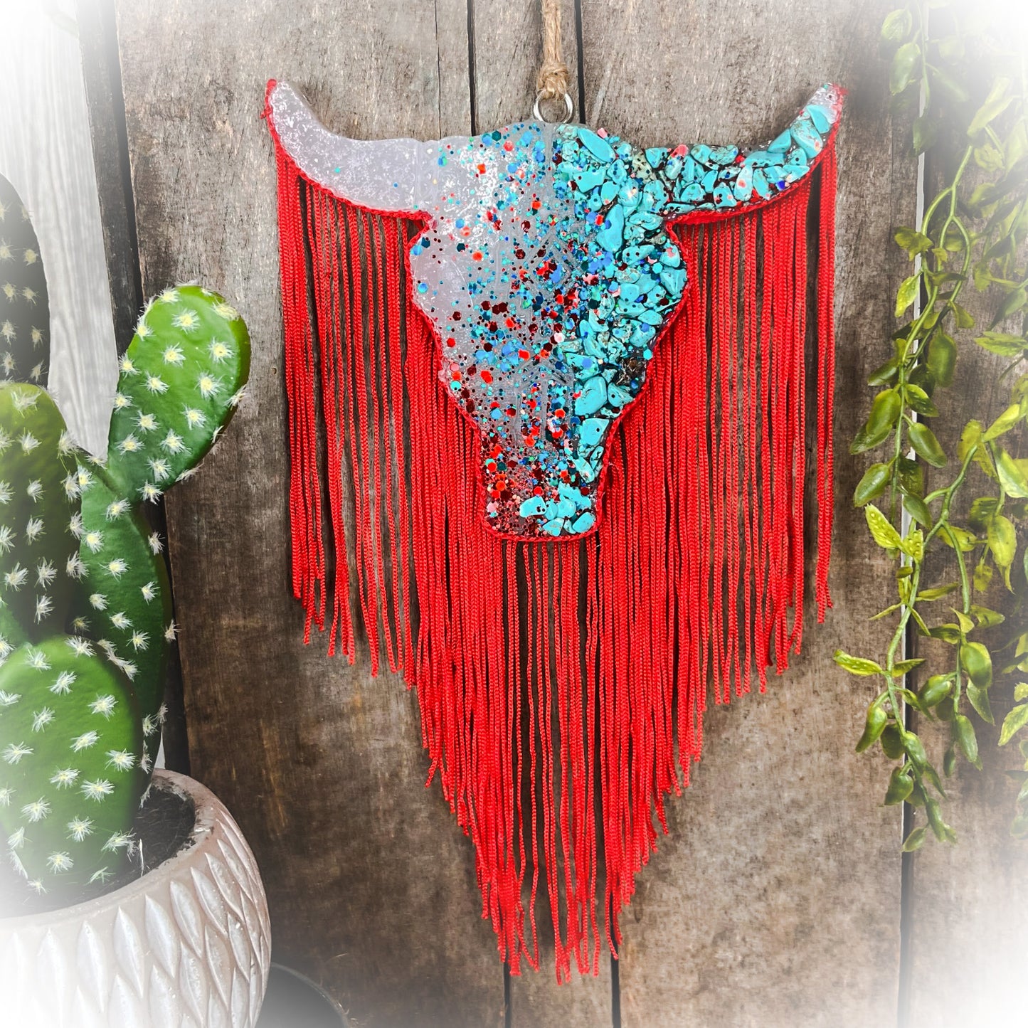 Bull Skull Car Freshie - Rodeo Rider