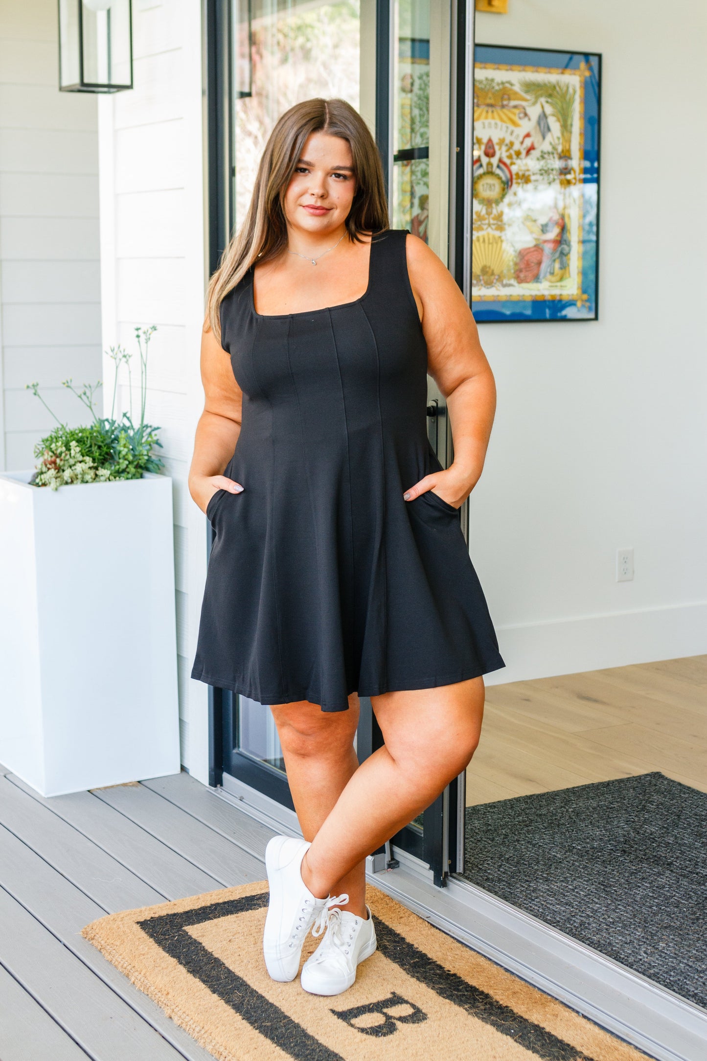 Polo Match Square Neck Dress - Online Exclusive