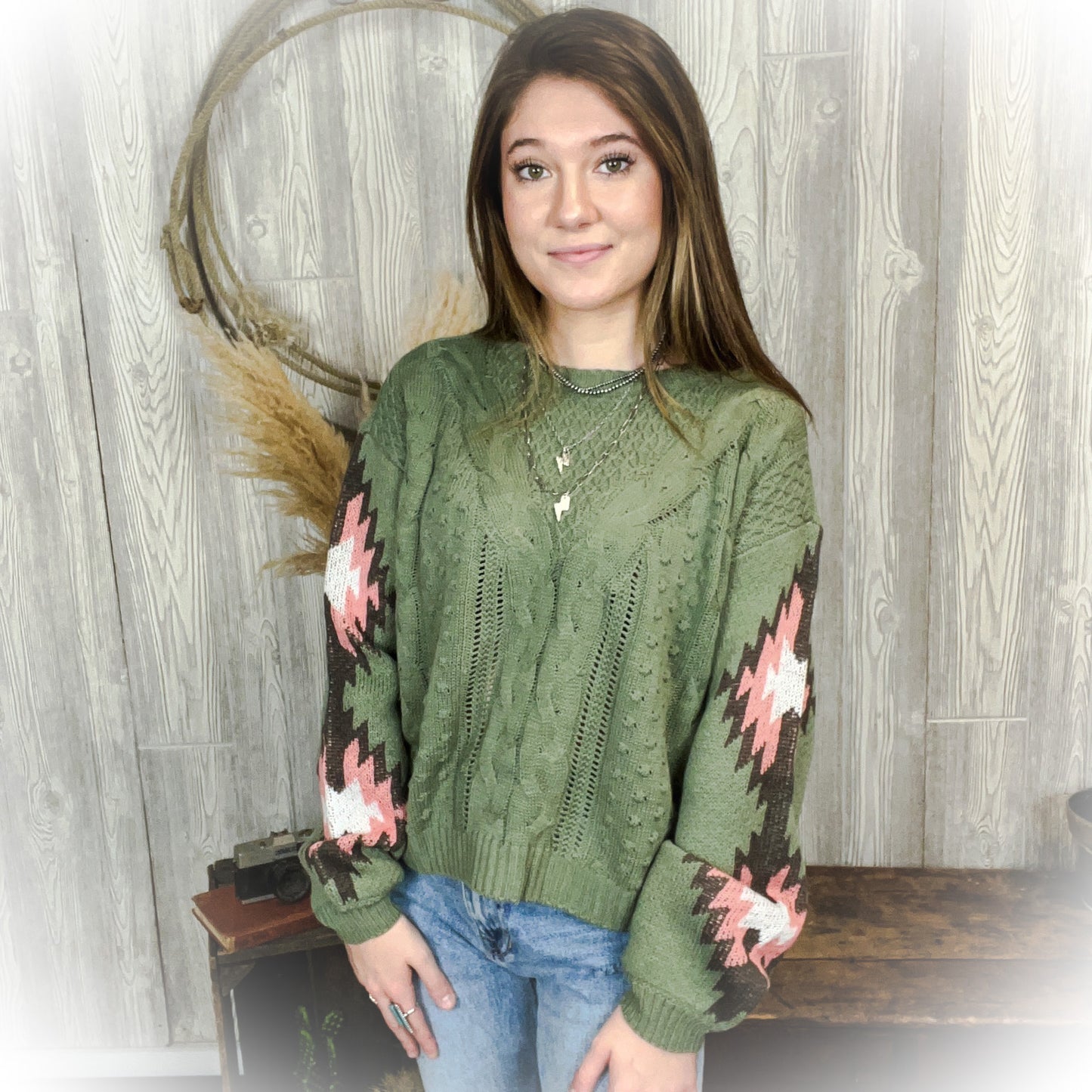 Jaded Aztec Sweater