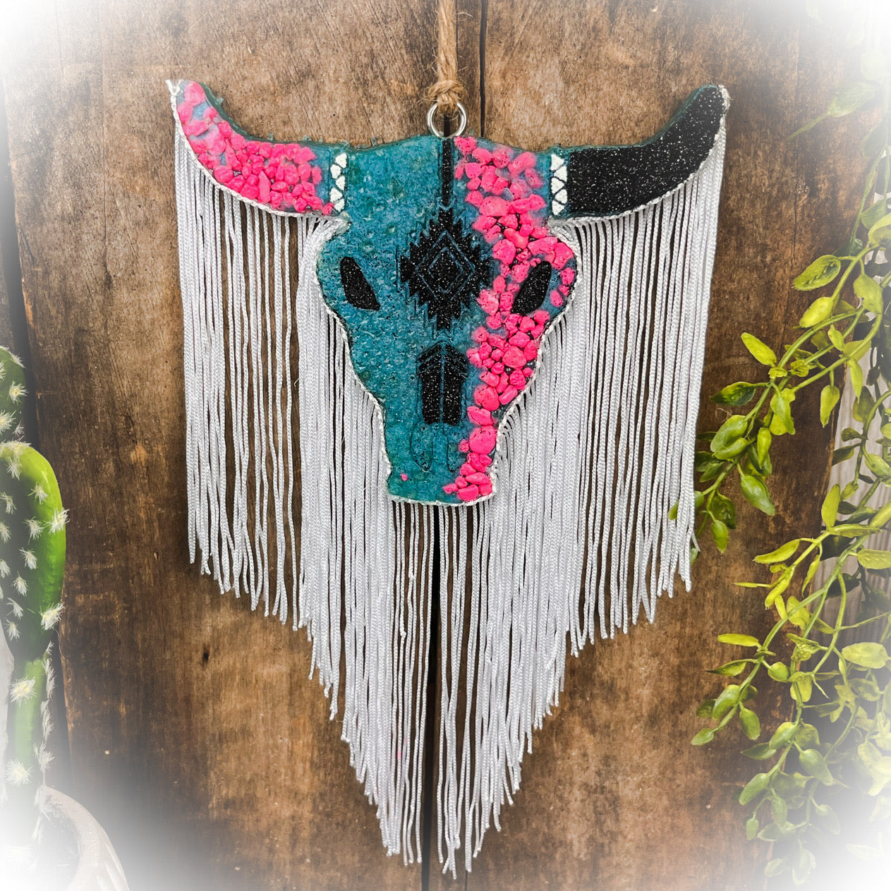 Bull Skull Car Freshie - 1,000 Wishes