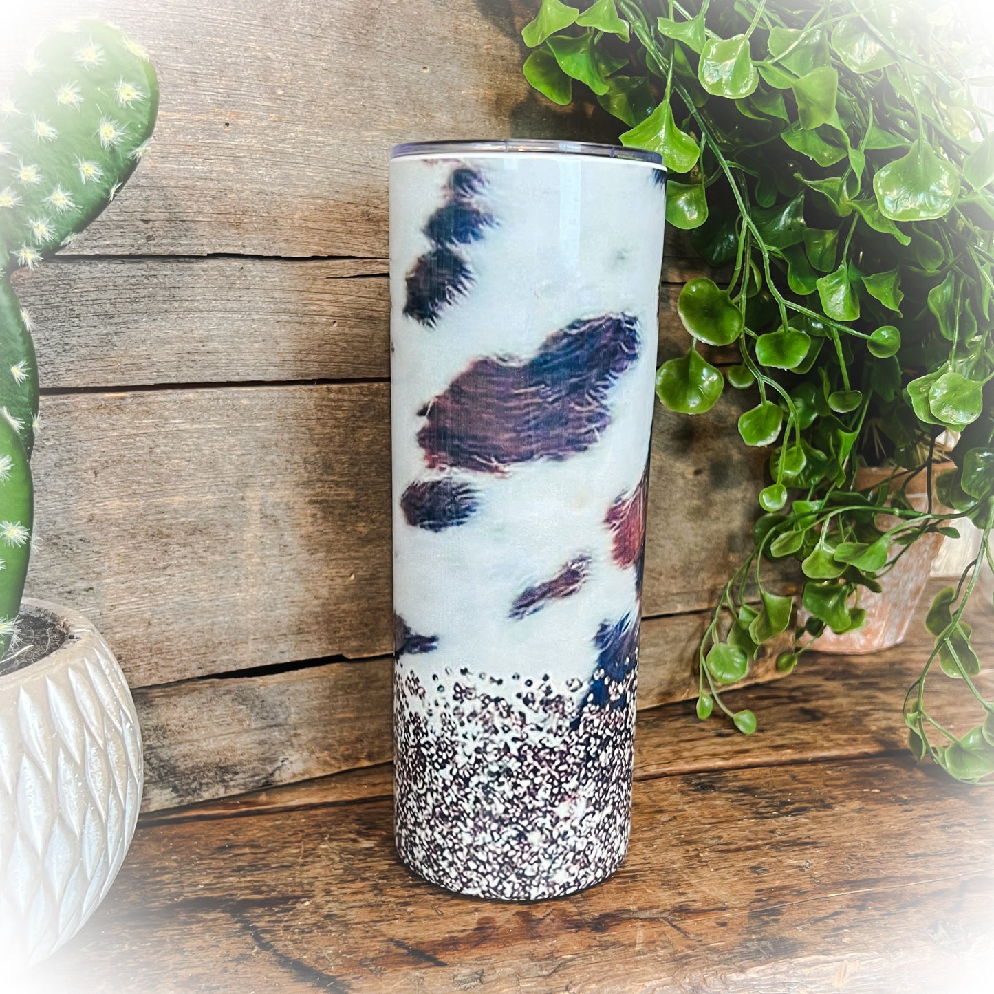 Cow Print Tumbler