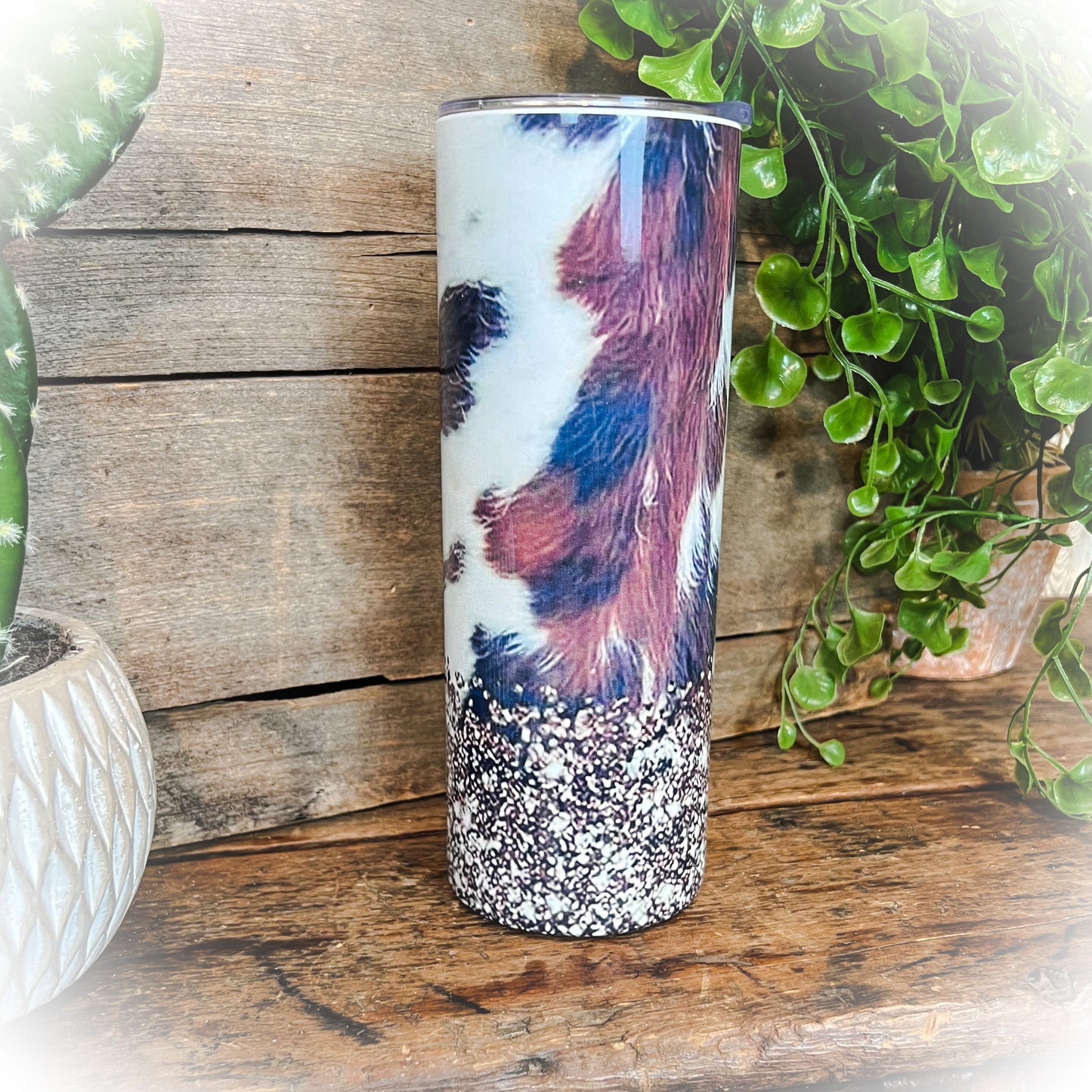 Cow Print Tumbler