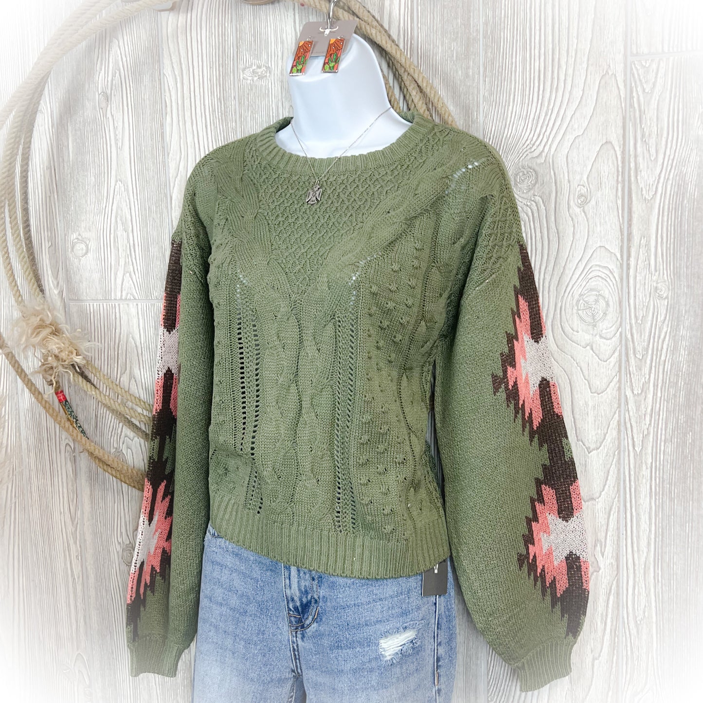 Jaded Aztec Sweater