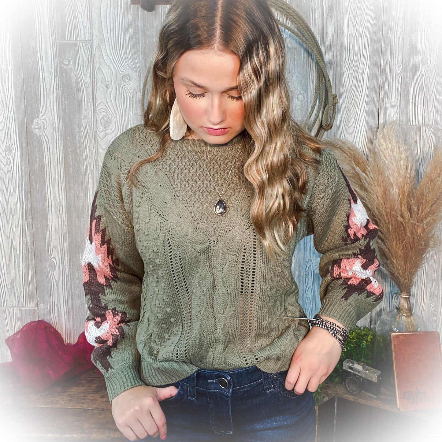 Jaded Aztec Sweater
