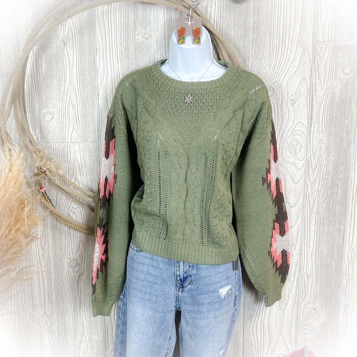 Jaded Aztec Sweater