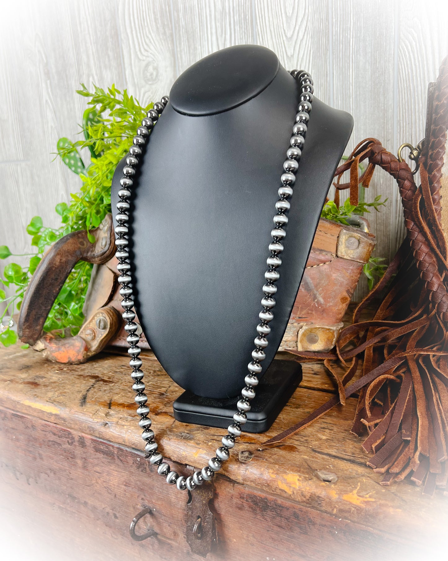 western long faux pearl necklace | punchy cactus western boutique | western earrings | western jewelry