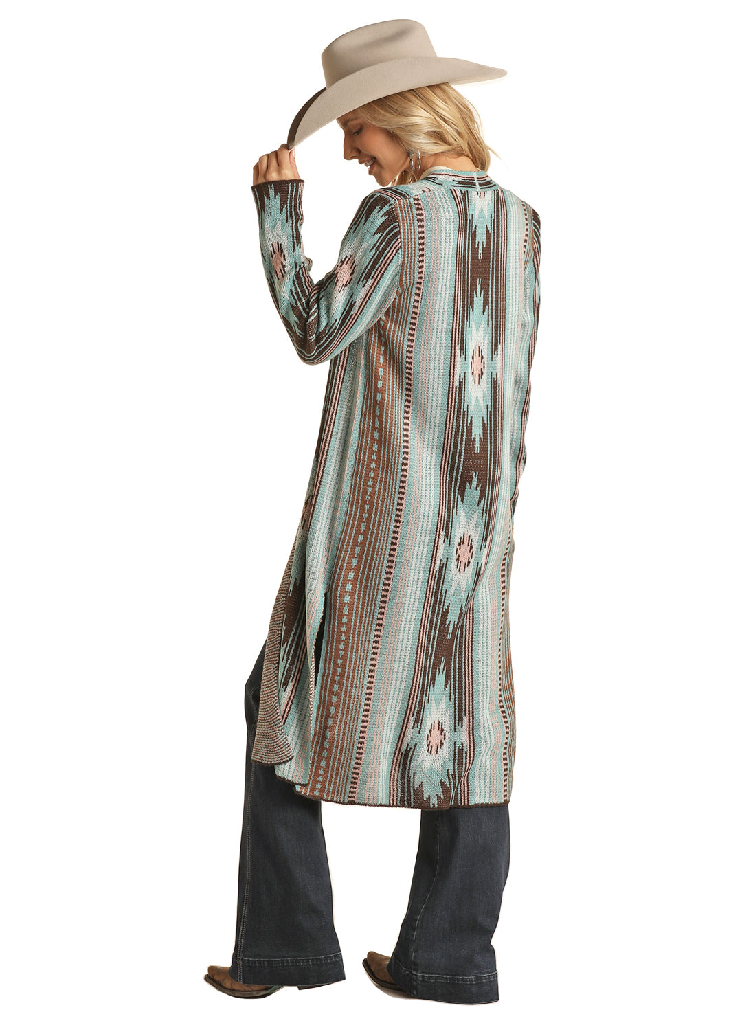 Aztec Sweater Duster
