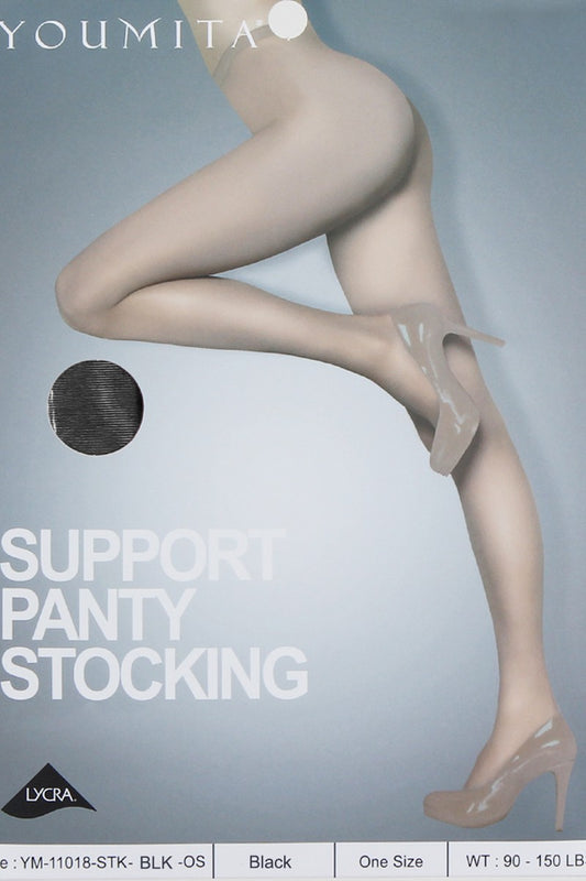 Black Supportive Pantyhose