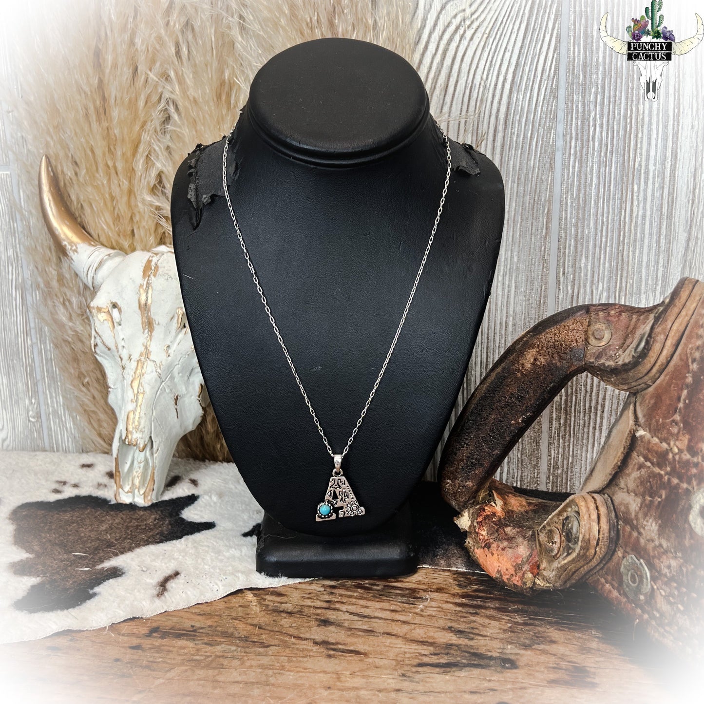 Western Initial Necklace