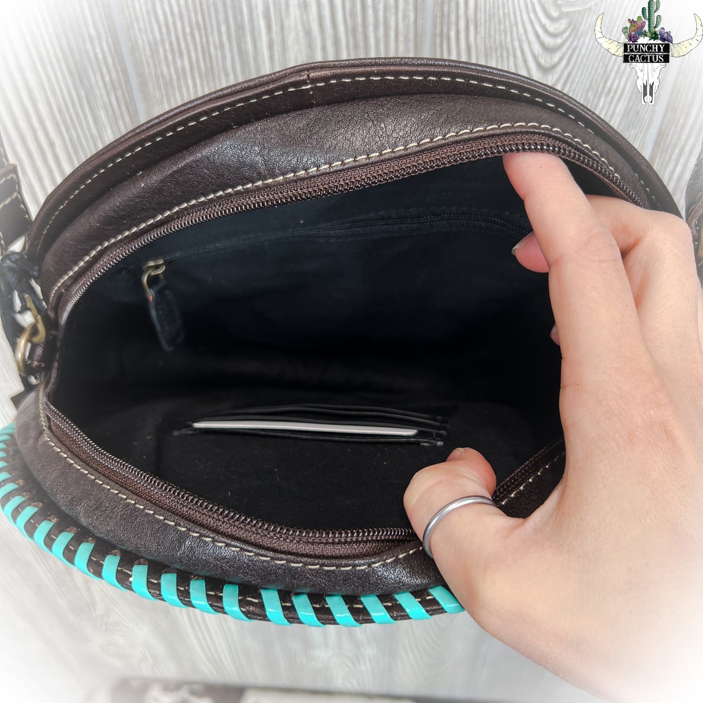 Boho Teal Canteen Purse