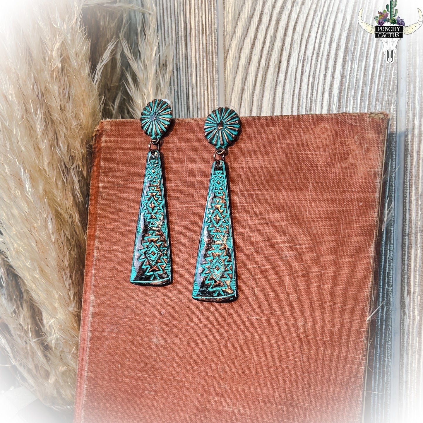 z-Claim It Earrings - Patina