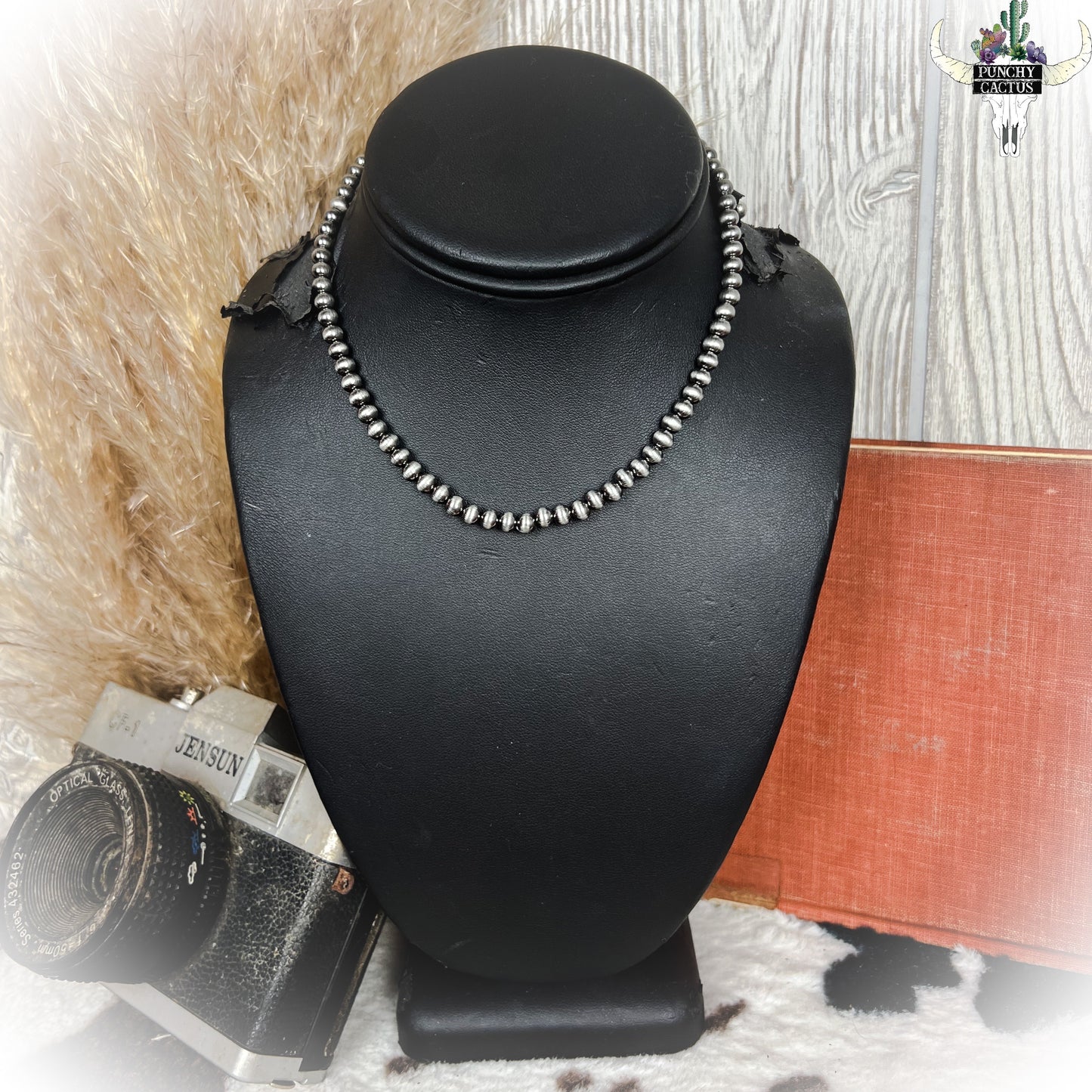 z-Navajo Pearl Choker Necklace - 5mm