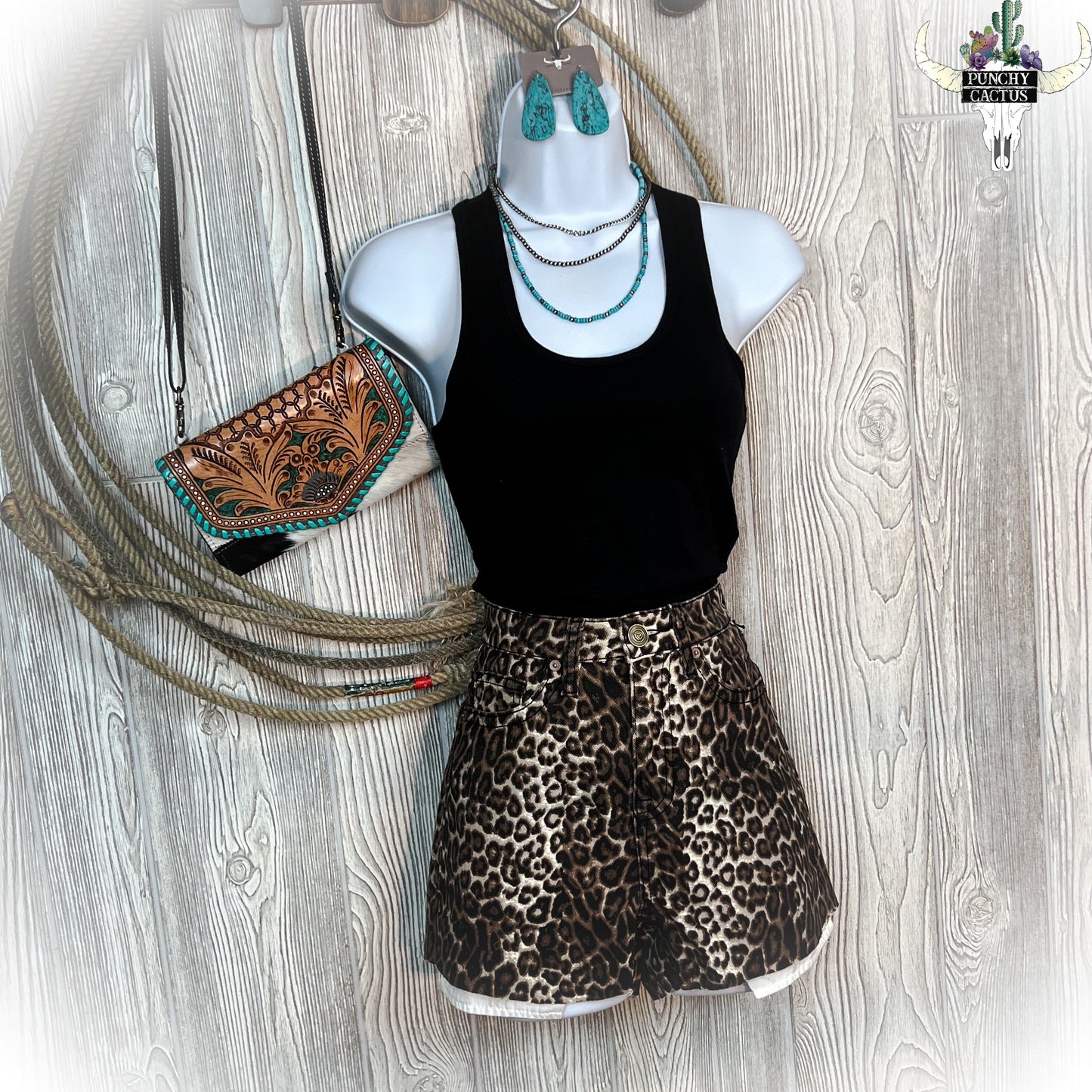 Cheetah Print Shorts