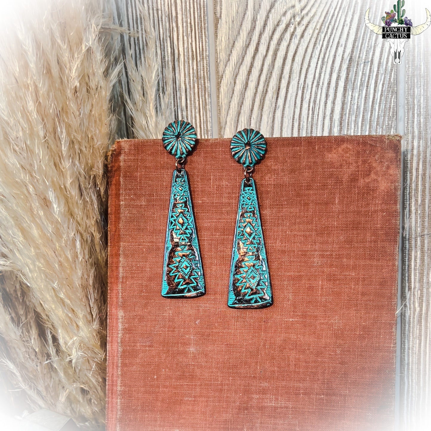z-Claim It Earrings - Patina