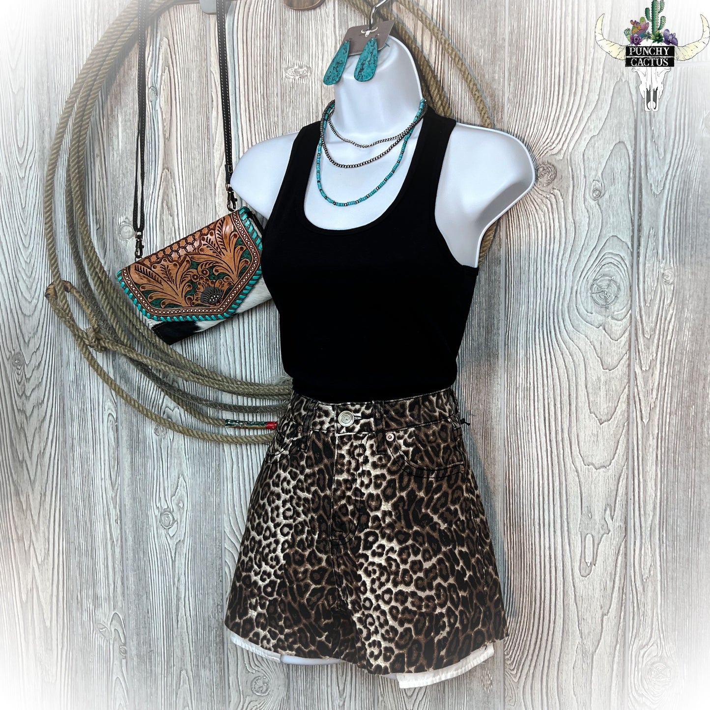 Cheetah Print Shorts