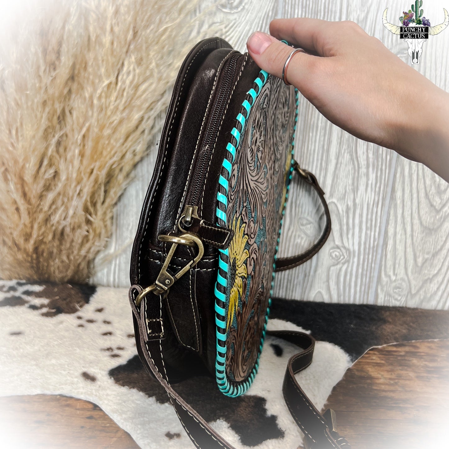 Boho Teal Canteen Purse