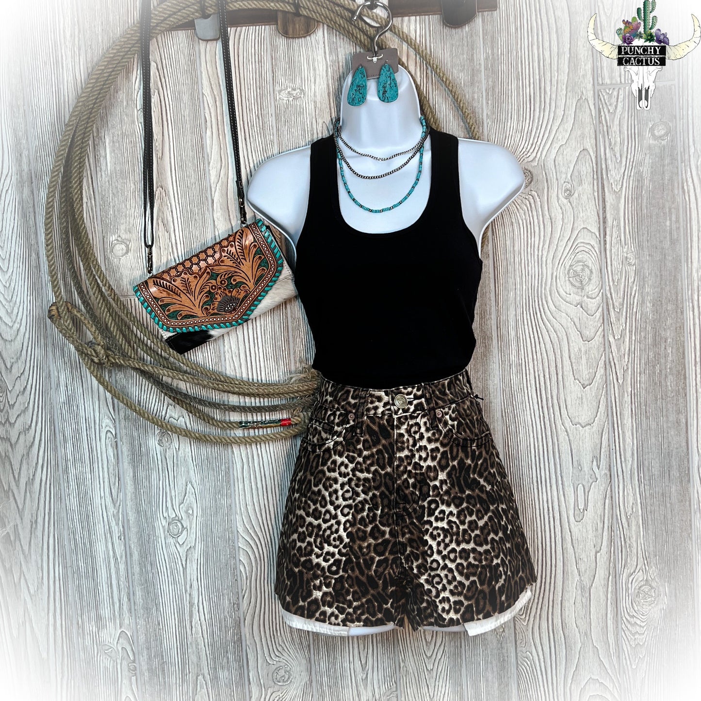 Cheetah Print Shorts
