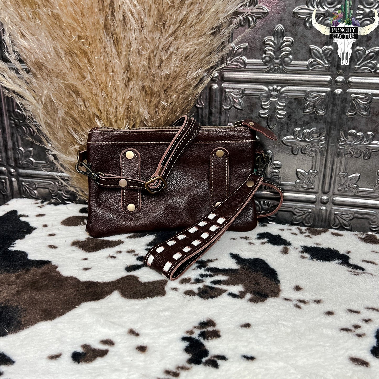 western boutique myra bag cheetah print cowhide belt clutch crossbody purse