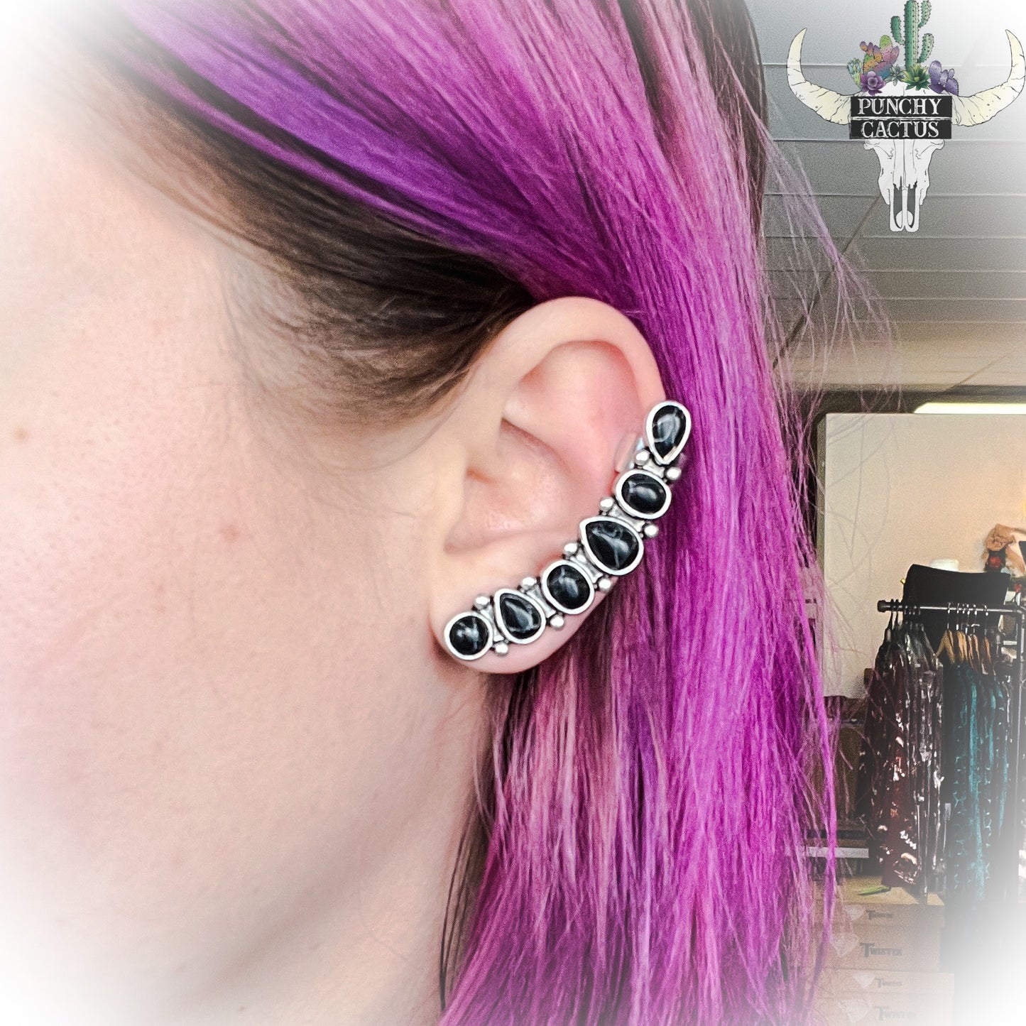 western boho boutique - western ear crawler earring - jewelry