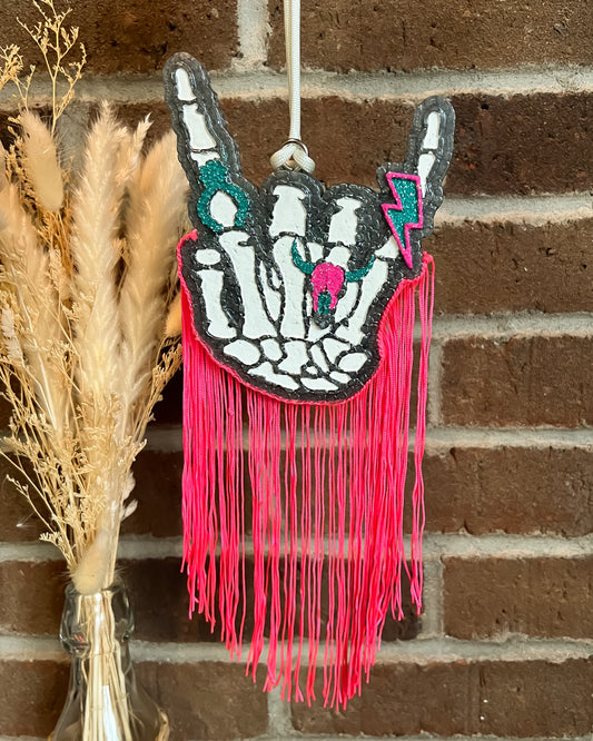 Western Skull-Hand Car Freshie - Multiple Scents & Designs
