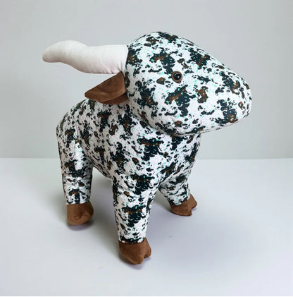 Longhorn Bull Western Plushie – Multiple Colors | 18" x 12" | Limited-Time Doorbuster