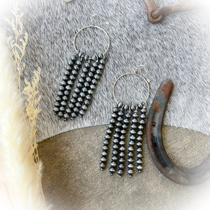 Long Road Dangle Earrings - Silver