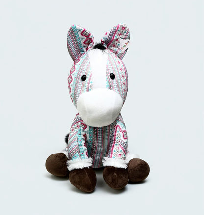 Horse Western Plushie – Multiple Colors | 18" x 12" | Limited-Time Doorbuster