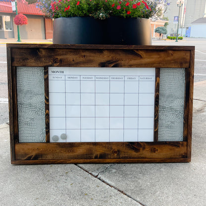 Western Whiteboard Large Monthly Calendar - Pre-Order