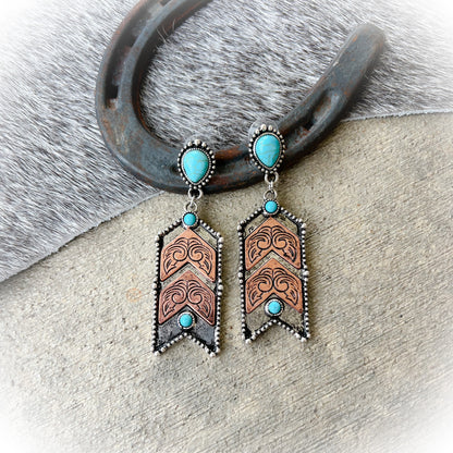 Fancy Cowgirl Filigree Western Earrings