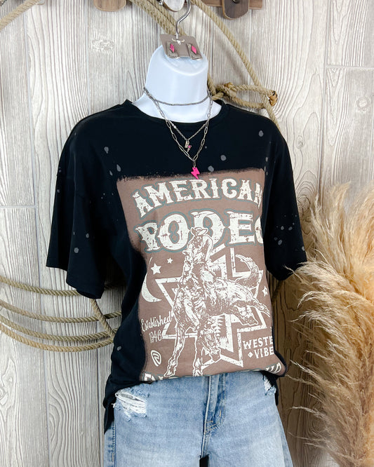 American Rodeo - Oversized Graphic Tee