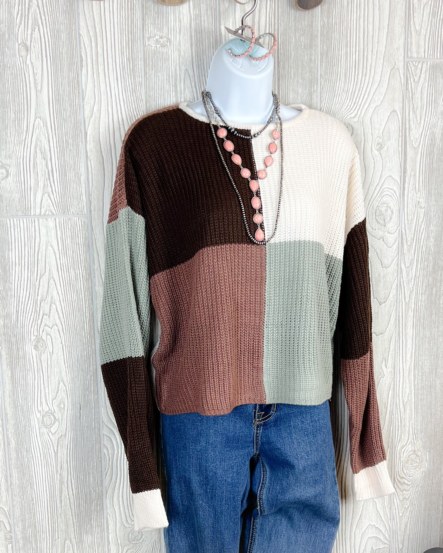 Color Block Sweater