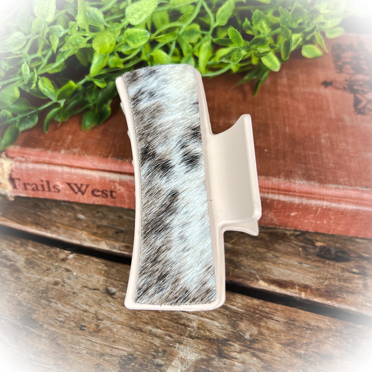 Cowhide Claw Clips