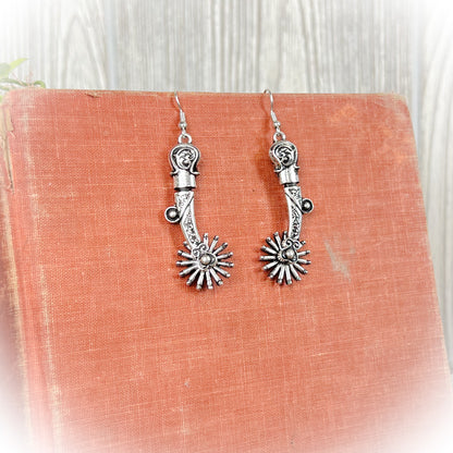 Vaquero Spur Western Earrings
