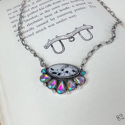 See You Western Necklace - White