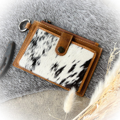 Wind Rider Cowhide Western Credit Card Holder