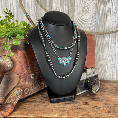 Liars Western Layered Necklace - Turquoise