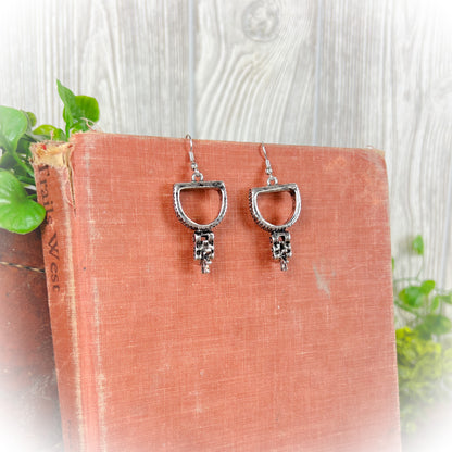 Western Cowboy Boot Spurs Earrings